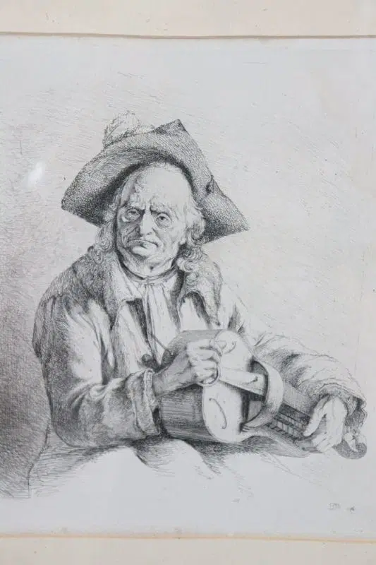 Jean-Jacques de Boissieu, Incisione antica, XVIII secolo - immagine 2