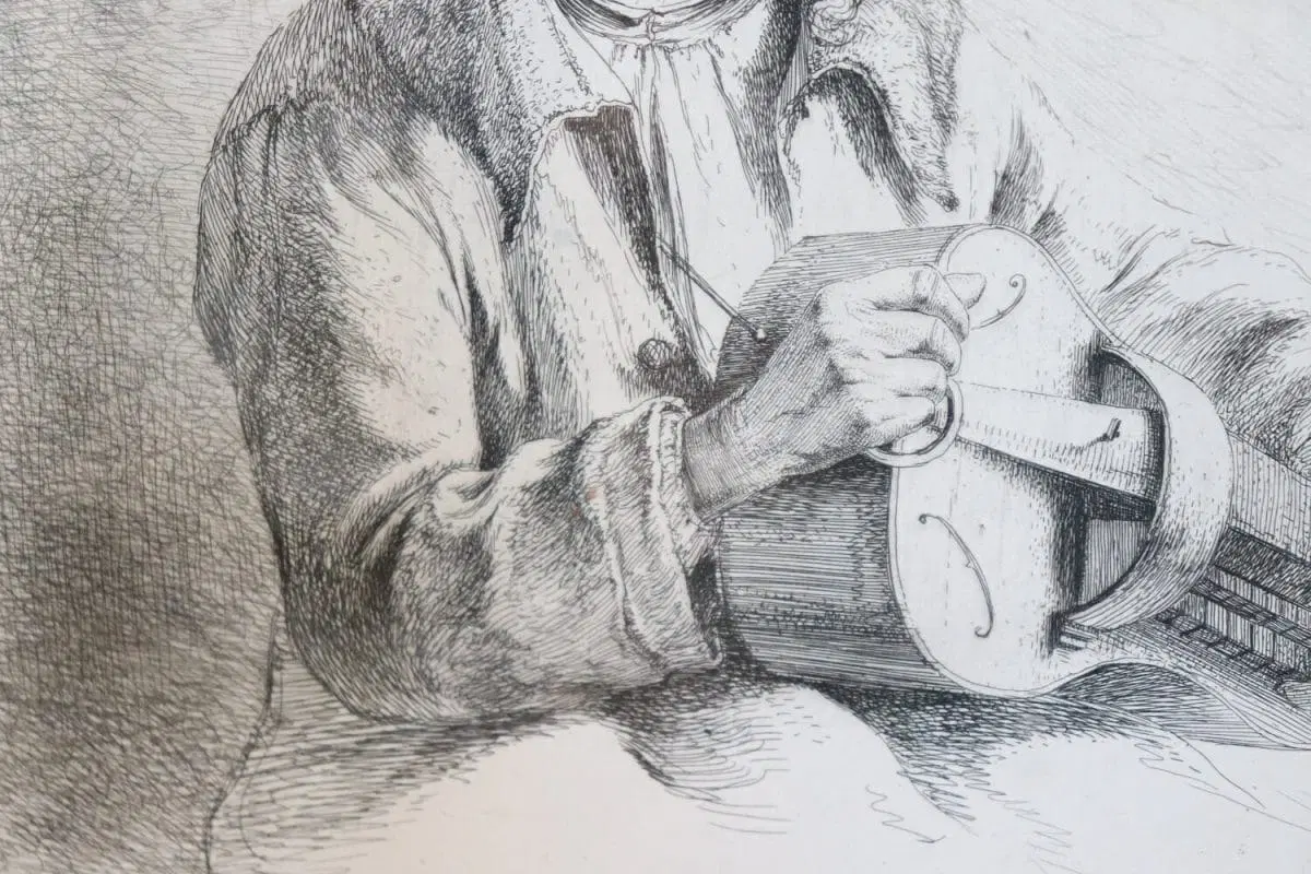 Jean-Jacques de Boissieu, Incisione antica, XVIII secolo - immagine 6