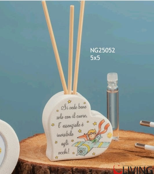 Bomboniera diffusore cuore Piccolo principe