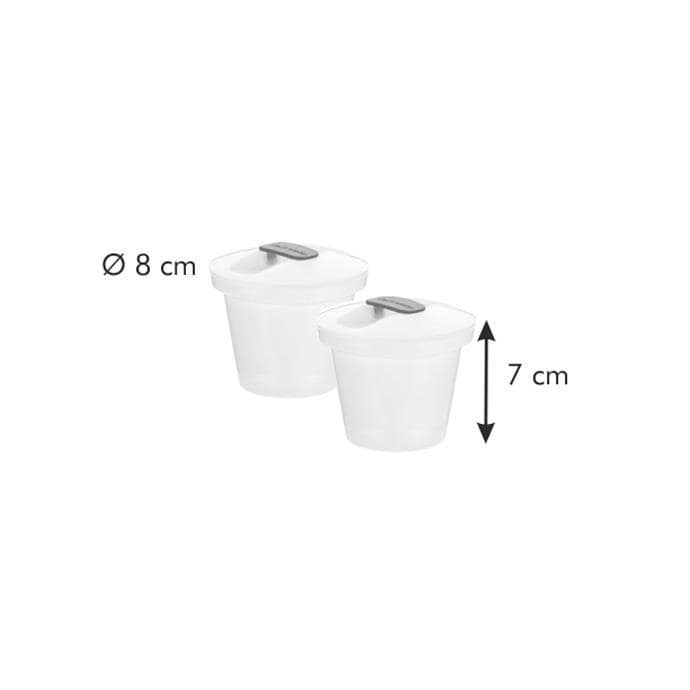 Tescoma Purity cuoci uova cocotte microonde cm 8 - immagine 3